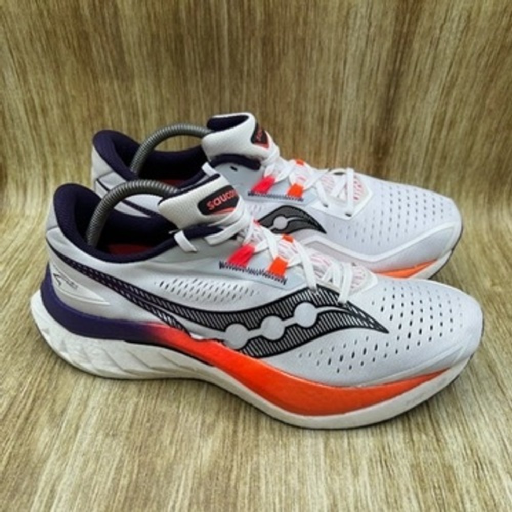 Saucony Endorphin Speed 4 Men's Size 9.5 White Viziorange Shoes S20940-129